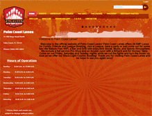 Tablet Screenshot of palmcoastlanes.com